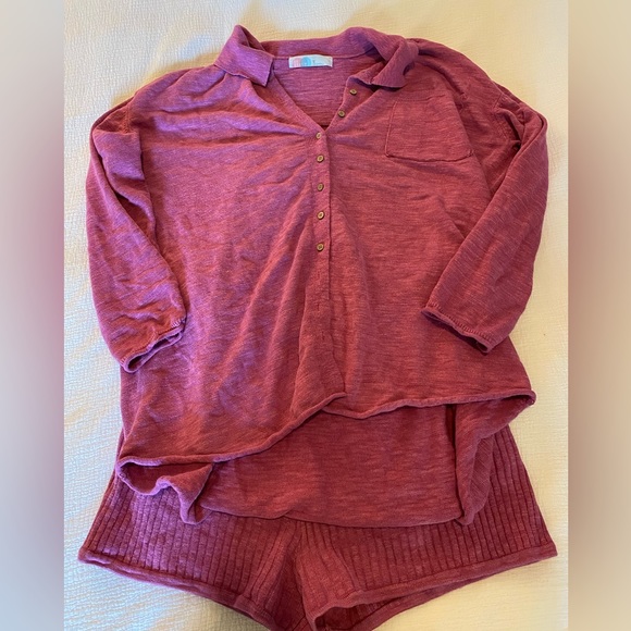 Free People Beach Set XL - Pink - Picture 1 of 4